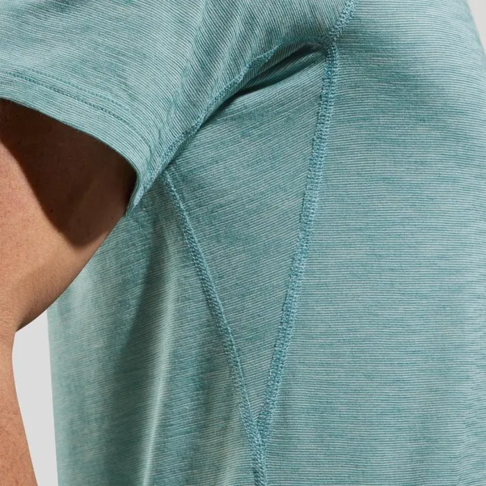 Odlo Tshirts and Polos The XAlp Performance Wool 115 Trail Running TShirt Arctic Melange 8211 Men