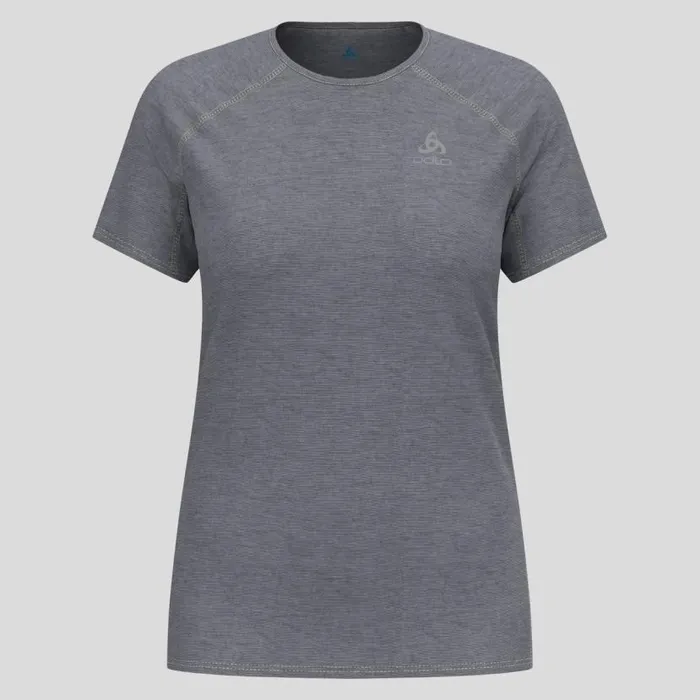 Odlo Tshirts and Polos The XAlp Performance Wool 115 Trail Running TShirt Grey Melange 8211 Women
