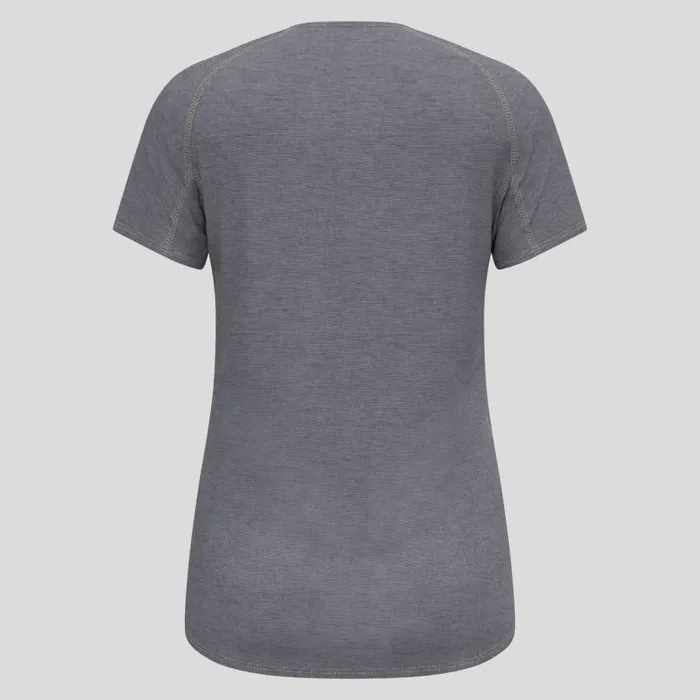 Odlo Tshirts and Polos The XAlp Performance Wool 115 Trail Running TShirt Grey Melange 8211 Women