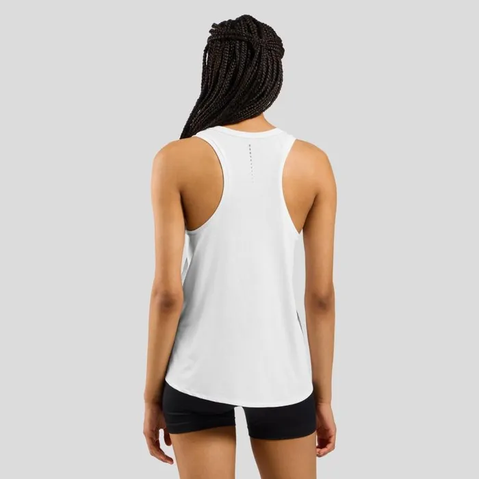 Odlo Tshirts and Polos The Zeroweight ChillTec Running Tank White 8211 Women