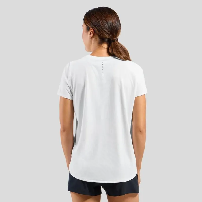 Odlo Tshirts and Polos The Zeroweight ChillTec TShirt White 8211 Women