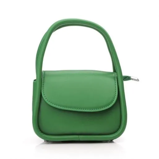 Phoebebag Green Porvair Women Moda In Pelle Shoulder Bags