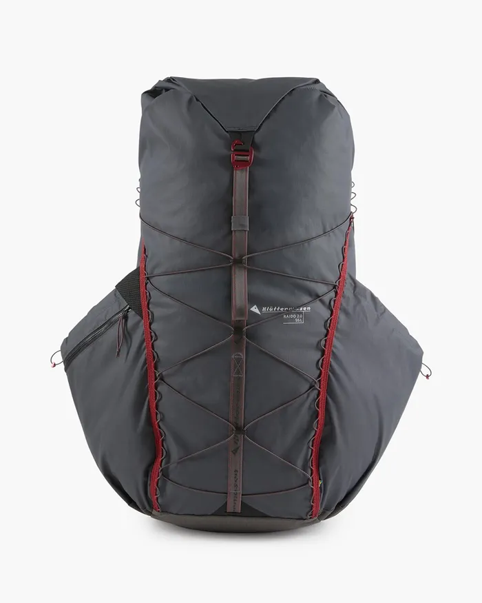 Raido 20 Lightweight Retina Backpack 55L Raven MenWomen Klttermusen MultiDay Backpacks 32100l