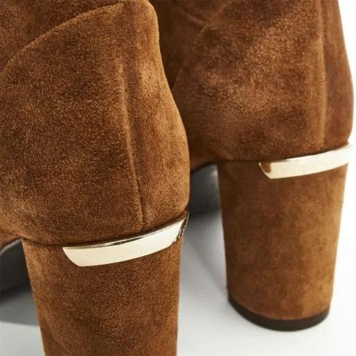 Rogue Tan Suede Women Moda In Pelle Ankle Boots Rogue Tan Suede Women Moda In Pelle Ankle Boots
