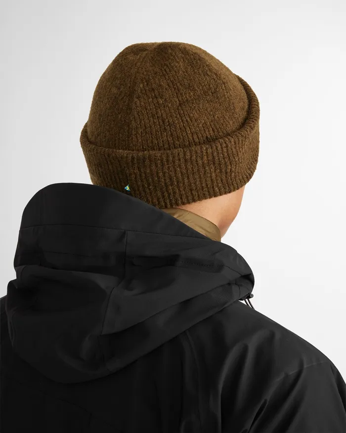 Runa Beanie Black Plum MenWomen Klttermusen Beanies and Headbands