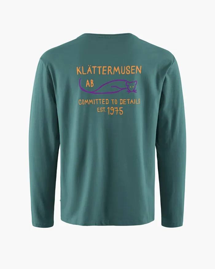 Runa Commitment 20 LongSleeve Tee Frost Green Men Klttermusen TShirts