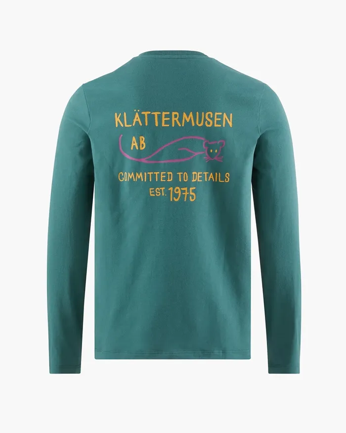 Runa Commitment 20 LongSleeve Tee Frost Green Women Klttermusen TShirts