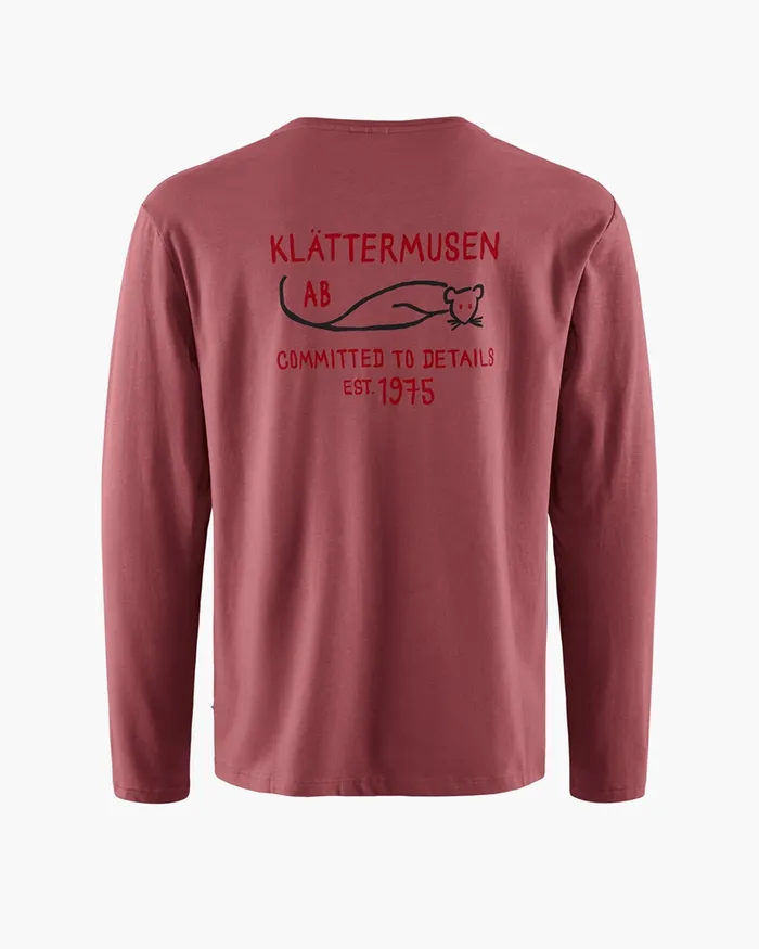 Runa Commitment 20 LongSleeve Tee Wild Orchid Men Klttermusen TShirts