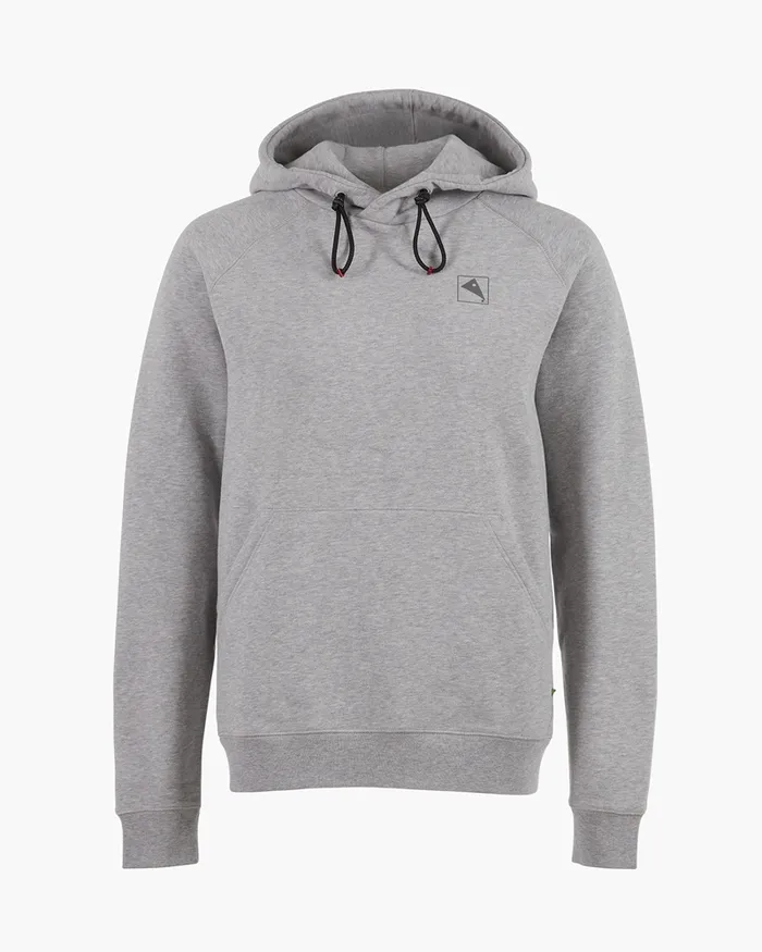 Runa Elements Organic Cotton Hoodie Grey Melange Women Klttermusen Fleeces and Sweaters