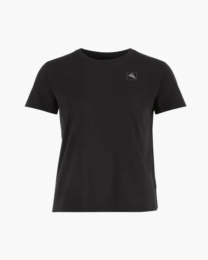 Runa Elements Organic Cotton Short Sleeve Tee Raven Women Klttermusen TShirts