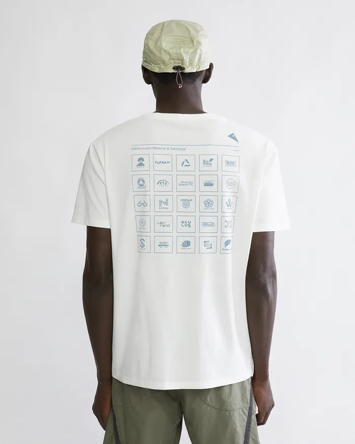 Runa Elements Organic Cotton Short Sleeve Tee Snow Men Klttermusen TShirts