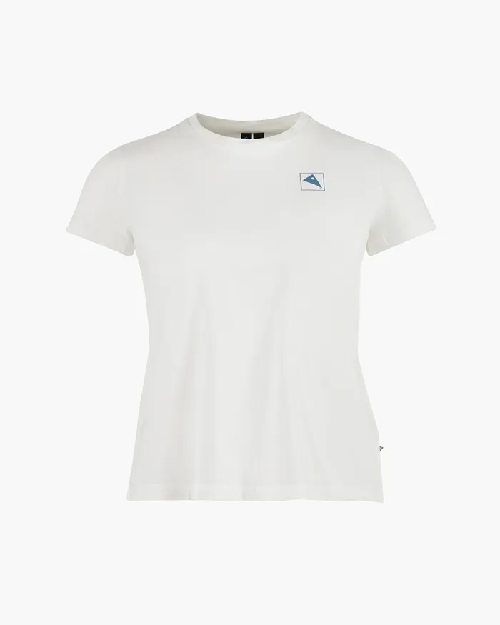 Runa Elements Organic Cotton Short Sleeve Tee Snow Women Klttermusen TShirts