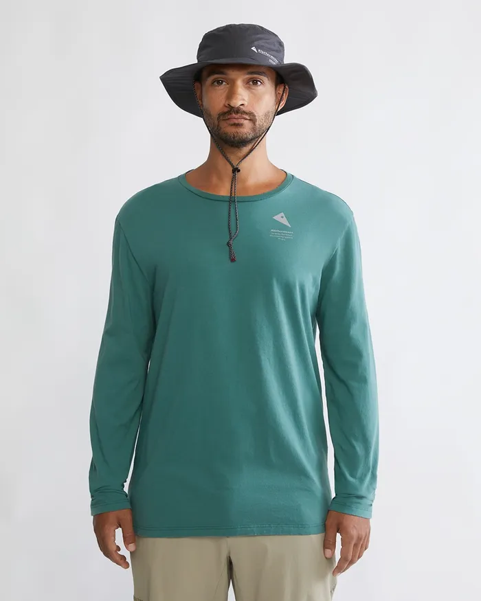Runa Maker Long Sleeve Tee Black Plum Men Klttermusen TShirts