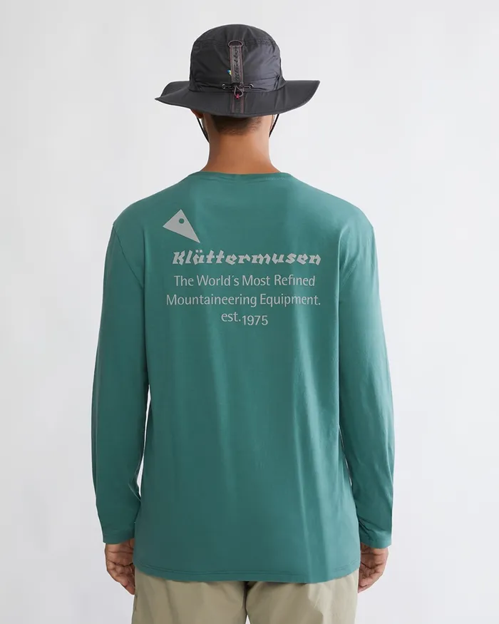 Runa Maker Long Sleeve Tee Black Plum Men Klttermusen TShirts