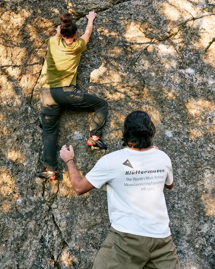 Runa Maker Short Sleeve Tee Pure Yellow Men Klttermusen TShirts