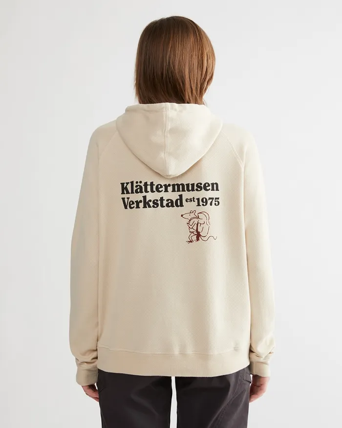 Runa Nomad Lightweight Organic Cotton Hoodie Amber Gold Women Klttermusen Fleeces and Sweaters