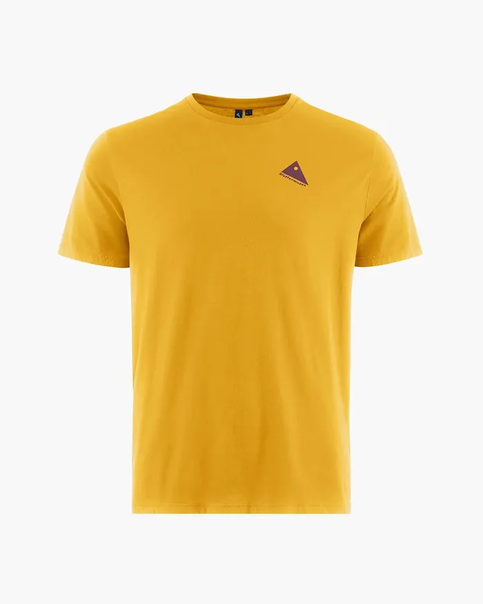 Runa Nomad Organic Cotton Short Sleeve Tee Pure Yellow Men Klttermusen TShirts Runa Nomad Organic Cotton Short Sleeve Tee Pure Yellow Men Klttermusen TShirts