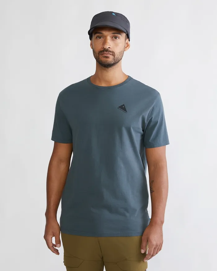 Runa Nomad Organic Cotton Short Sleeve Tee Pure Yellow Men Klttermusen TShirts