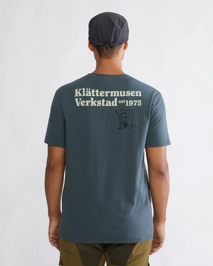 Runa Nomad Organic Cotton Short Sleeve Tee Pure Yellow Men Klttermusen TShirts