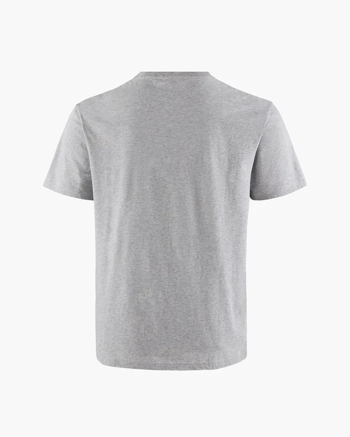 Runa Pocket Short Sleeve Tee Grey Melange Men Klttermusen TShirts