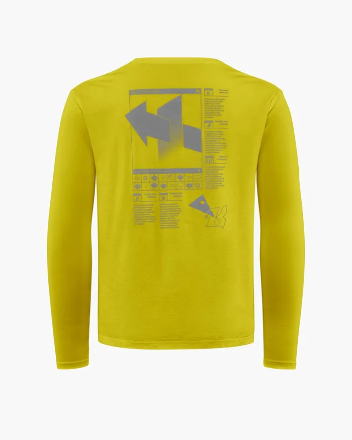 Runa Refined Long Sleeve Tee Pine Sprout Men Klttermusen TShirts