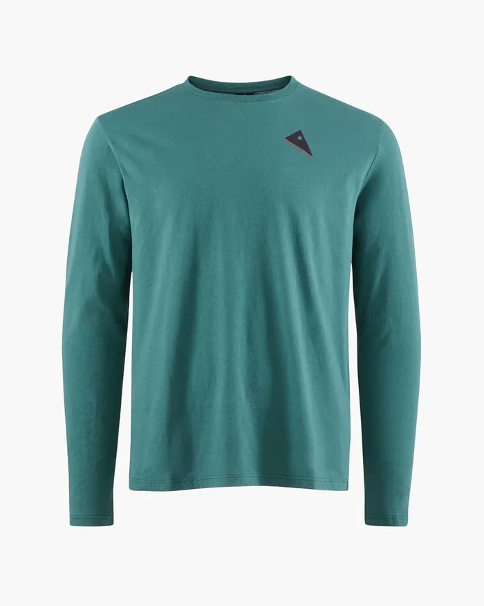 Runa Token Long Sleeve Tee Frost Green Men Klttermusen TShirts