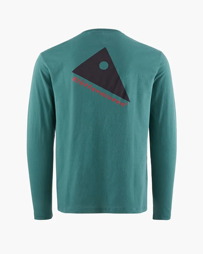 Runa Token Long Sleeve Tee Frost Green Men Klttermusen TShirts