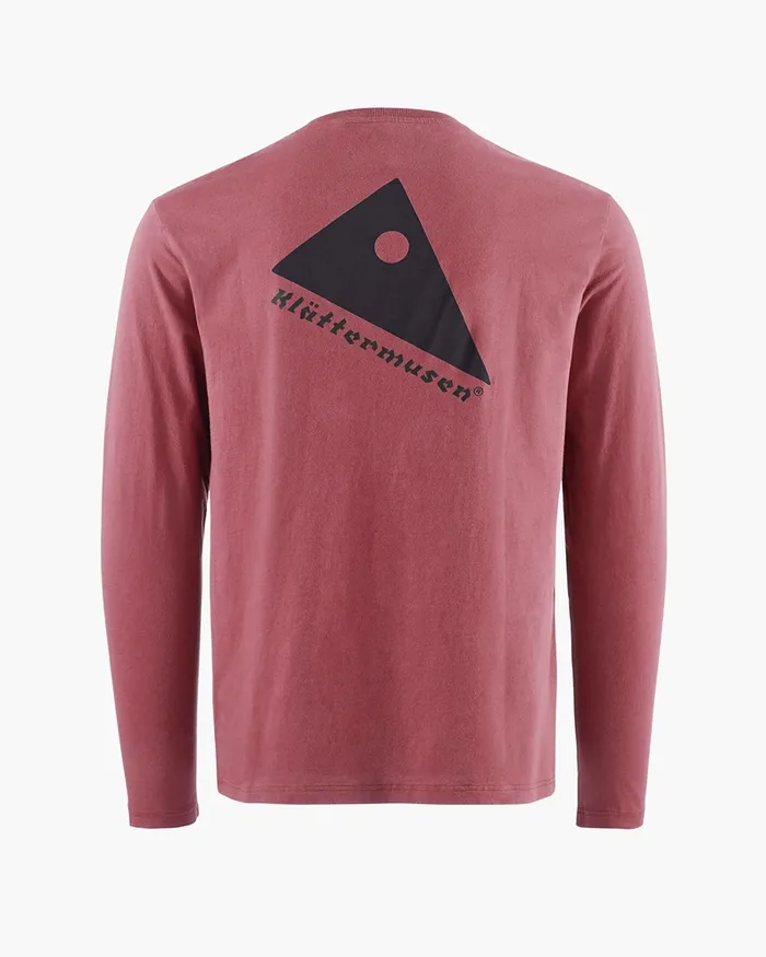 Runa Token Long Sleeve Tee Wild Orchid Men Klttermusen TShirts