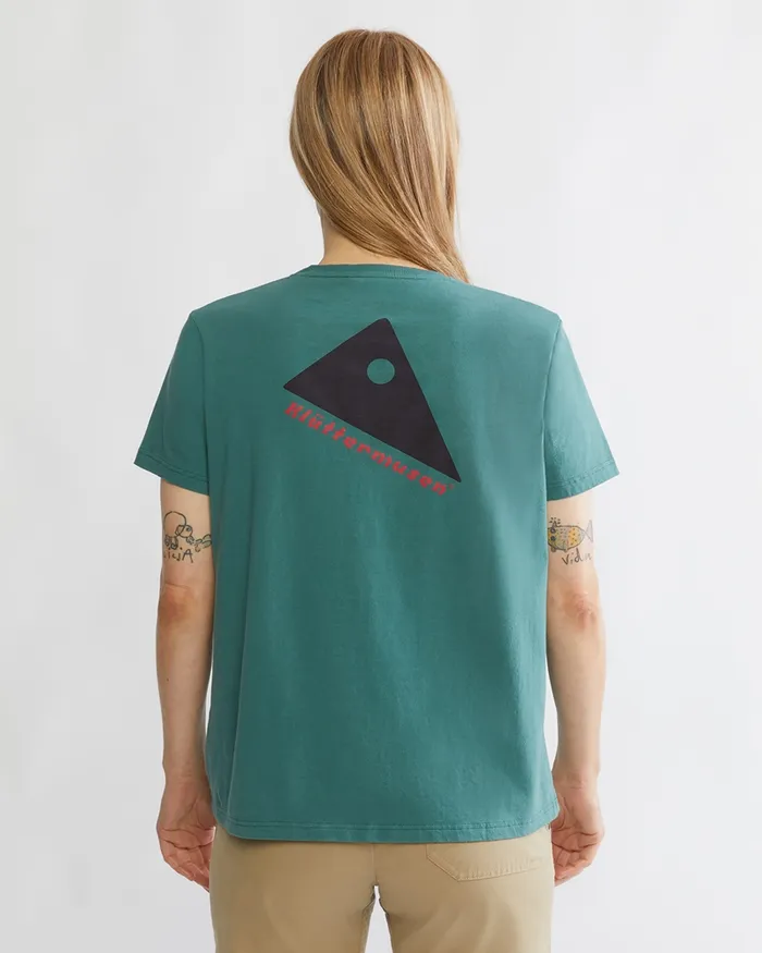 Runa Token Short Sleeve Tee Raven Women Klttermusen TShirts