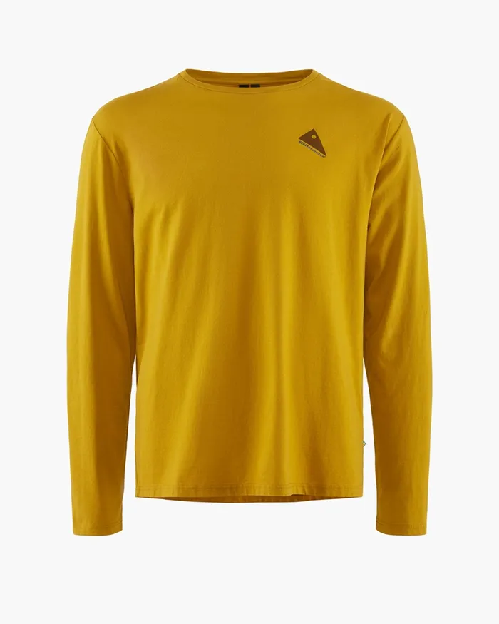 Runa Verkstad 1990 Long Sleeve Tee Gold Men Klttermusen TShirts