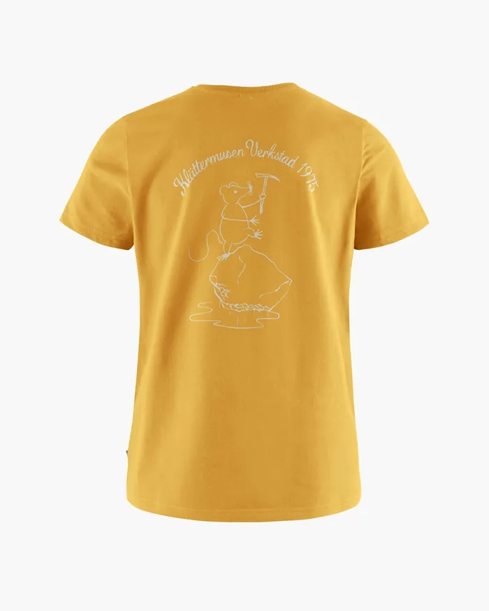 Runa Workshop 20 WoShort Sleeve Tee Honey Women Klttermusen TShirts