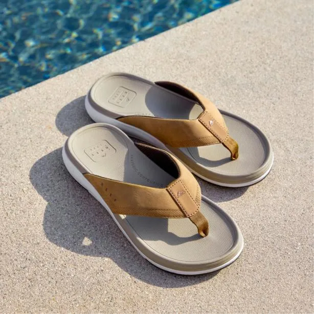 Sandals Men REEF Cushion Norte Tan