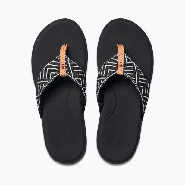 Sandals Women REEF Cushion Cloud Textile Black Geo