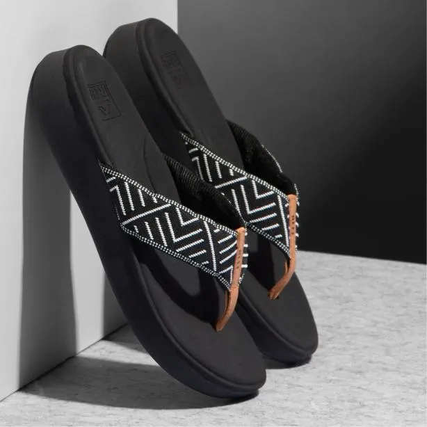Sandals Women REEF Cushion Cloud Textile Black Geo
