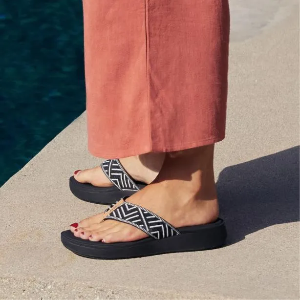 Sandals Women REEF Cushion Cloud Textile Black Geo