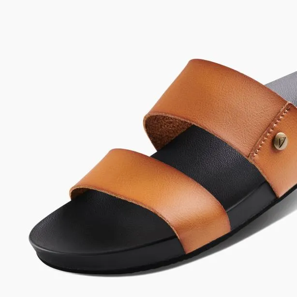 Sandals Women REEF Cushion Vista Cognac Black