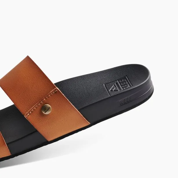 Sandals Women REEF Cushion Vista Cognac Black