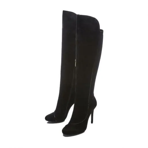 Savi Black Suede Women Moda In Pelle Black Boots Savi Black Suede Women Moda In Pelle Black Boots