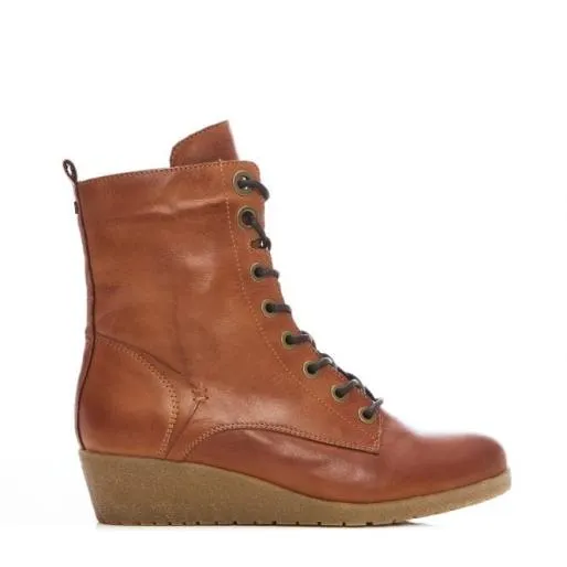 Selby Tan Leather Women Moda In Pelle Ankle Boots Selby Tan Leather Women Moda In Pelle Ankle Boots