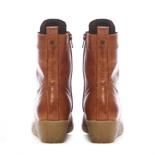 Selby Tan Leather Women Moda In Pelle Ankle Boots Selby Tan Leather Women Moda In Pelle Ankle Boots
