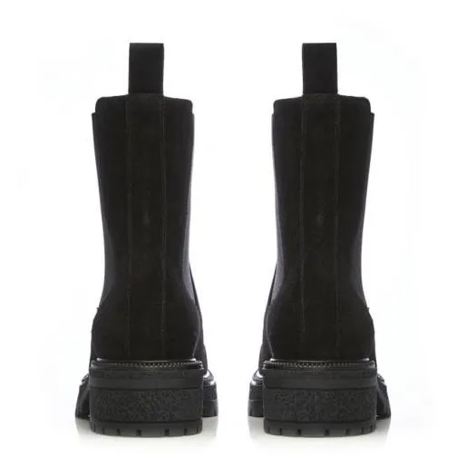 Sh Adesso Black Suede Women Moda In Pelle Ankle Boots Sh Adesso Black Suede Women Moda In Pelle Ankle Boots
