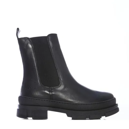 Sh Boulder Black Leather Women Moda In Pelle Ankle Boots Sh Boulder Black Leather Women Moda In Pelle Ankle Boots