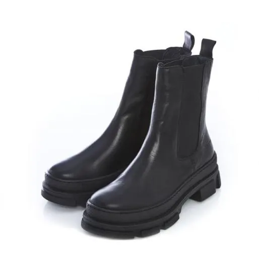 Sh Boulder Black Leather Women Moda In Pelle Ankle Boots Sh Boulder Black Leather Women Moda In Pelle Ankle Boots