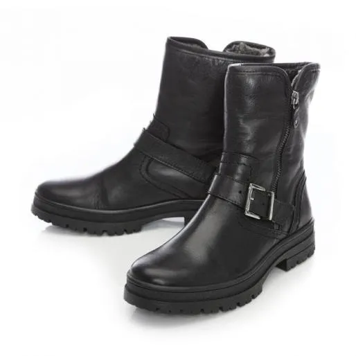 Sh Eifel Black Leather Women Moda In Pelle Ankle Boots Sh Eifel Black Leather Women Moda In Pelle Ankle Boots
