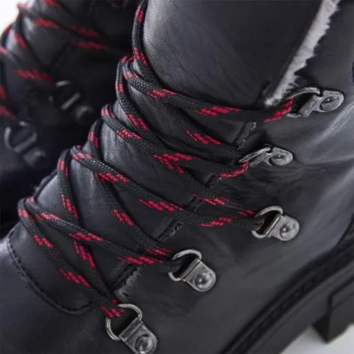 Sh Iceberg Black Leather Women Moda In Pelle Ankle Boots Sh Iceberg Black Leather Women Moda In Pelle Ankle Boots