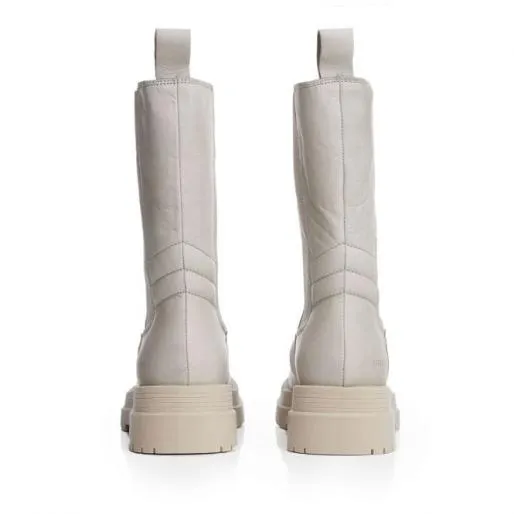 Sh Idiom Grey Leather Women Moda In Pelle Leather Boots Sh Idiom Grey Leather Women Moda In Pelle Leather Boots