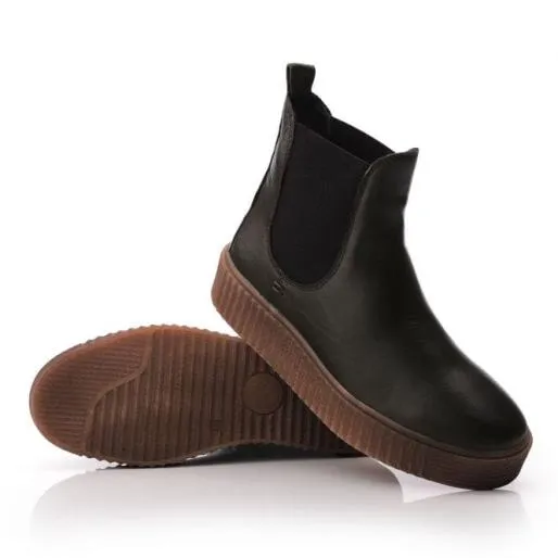 Sh Illom Olive Leather Women Moda In Pelle Ankle Boots Sh Illom Olive Leather Women Moda In Pelle Ankle Boots