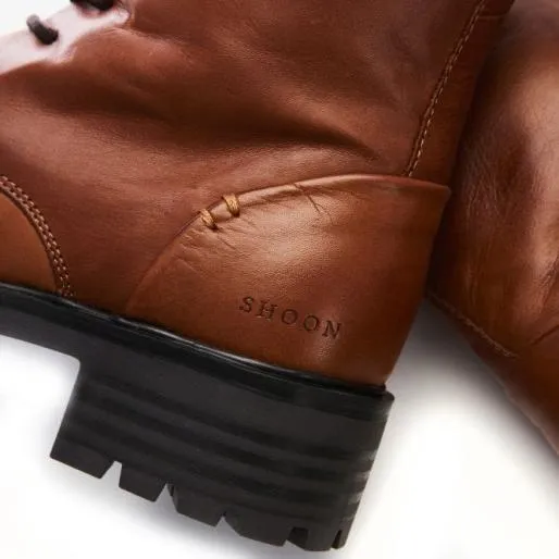 Sh Illona Tan Leather Women Moda In Pelle Ankle Boots Sh Illona Tan Leather Women Moda In Pelle Ankle Boots