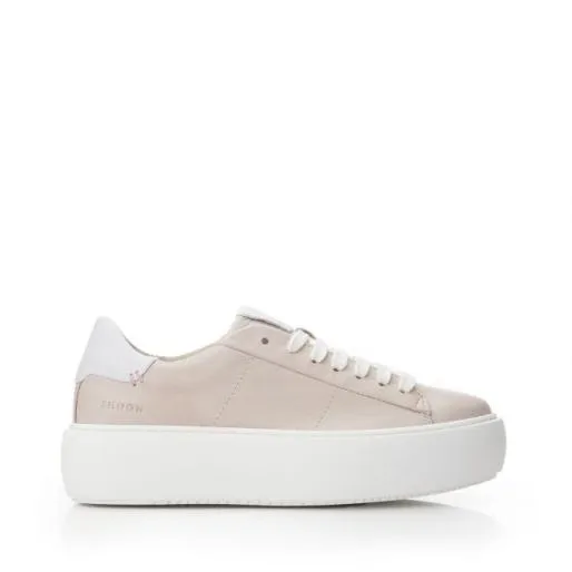 Sh Invert Nude Leather Women Moda In Pelle Casual Trainers Sh Invert Nude Leather Women Moda In Pelle Casual Trainers