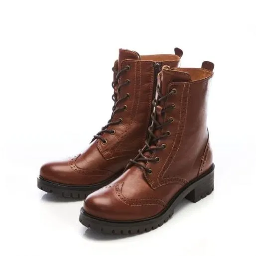 Sh Irogue Tan Leather Women Moda In Pelle Leather Boots Sh Irogue Tan Leather Women Moda In Pelle Leather Boots